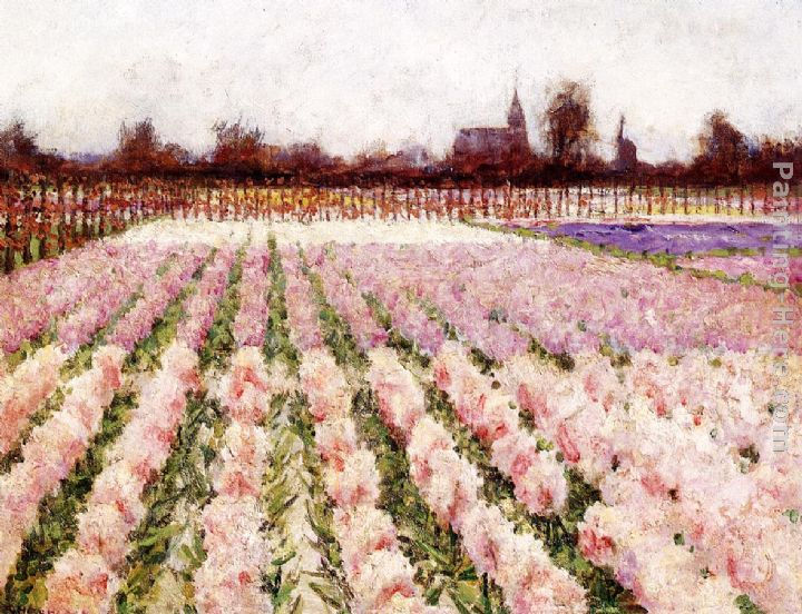 Field of Flowers painting - George Hitchcock Field of Flowers art painting